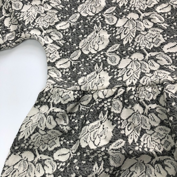 ASOS Oversized Floral Lace Print Smock Dress SZ S - Picture 9 of 12